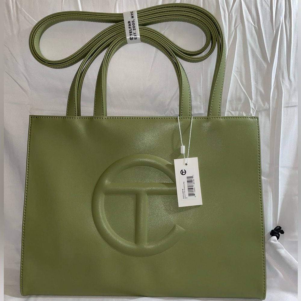 Telfar Medium Shopping Bag — Drab